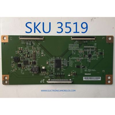 T-CON PARA TV LG / NUMERO DE PARTE 4V9Q65FTR / E222034 / 15050402 / PANEL NC500DUN-VXBP3 / MODELO 50LF6100-UA / 50LF6100-UA.BUSJLOR